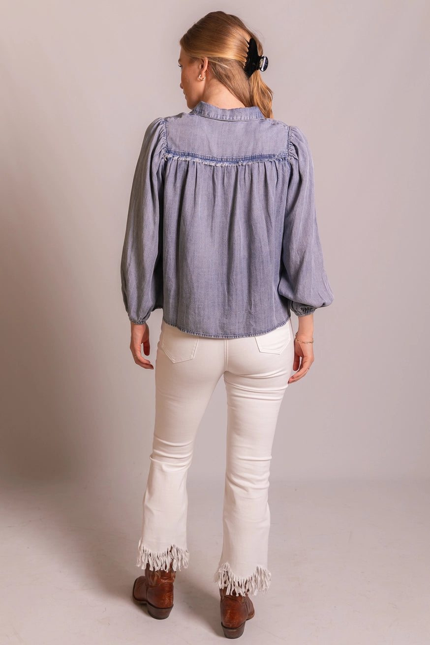 Tencel Button Down