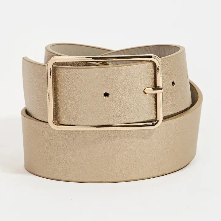 Rectangle Buckle Belt