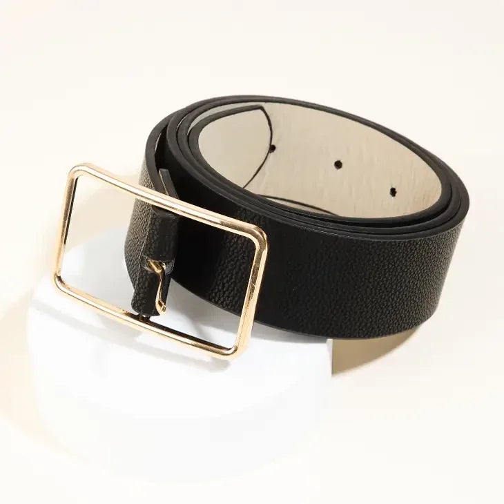 Rectangle Buckle Belt