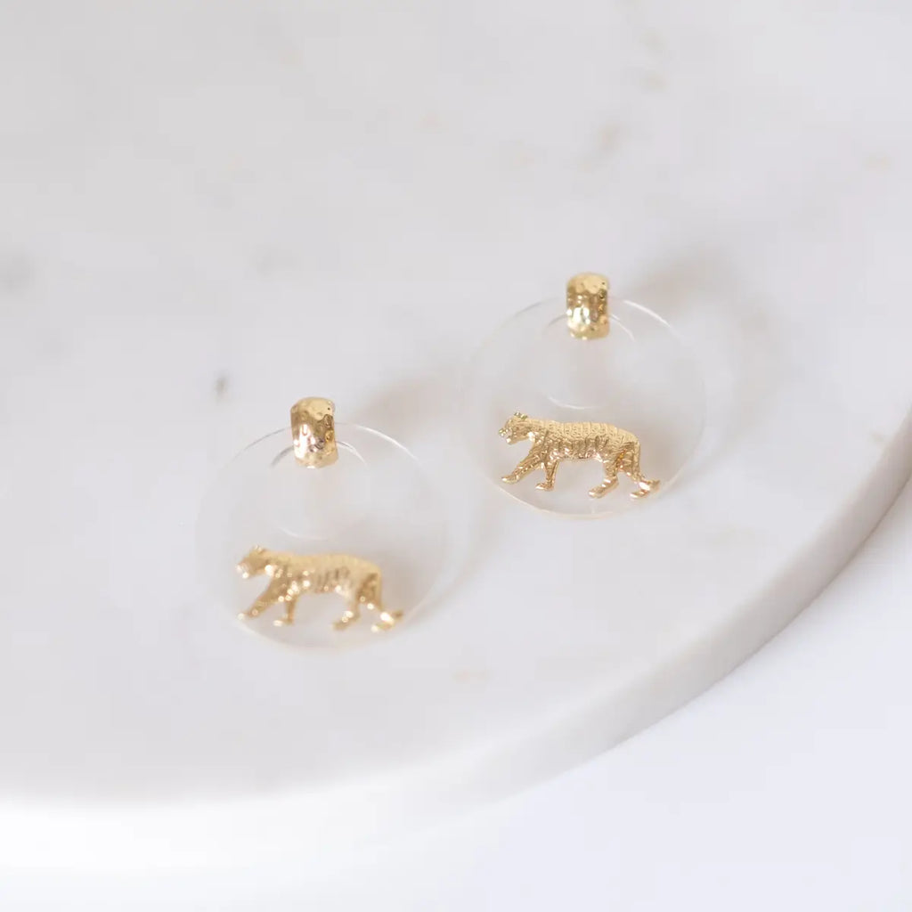Mike The Tiger Earrings
