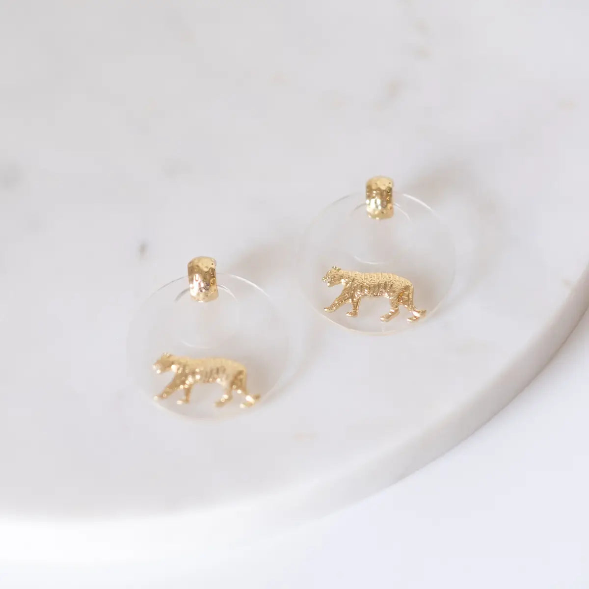 Mike The Tiger Earrings
