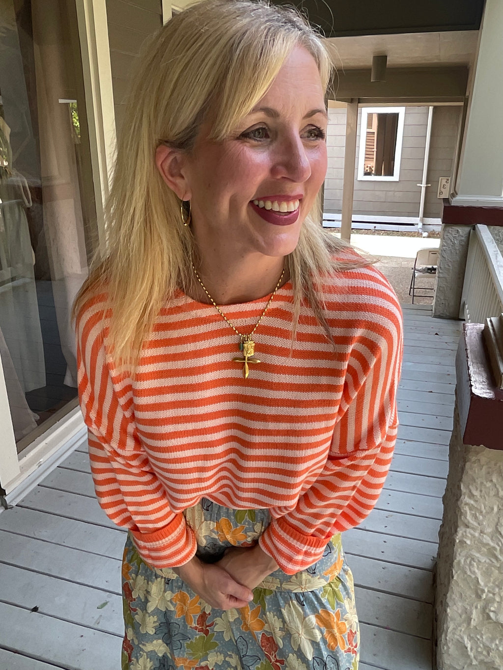 Heirloom Cross & Crest Necklace