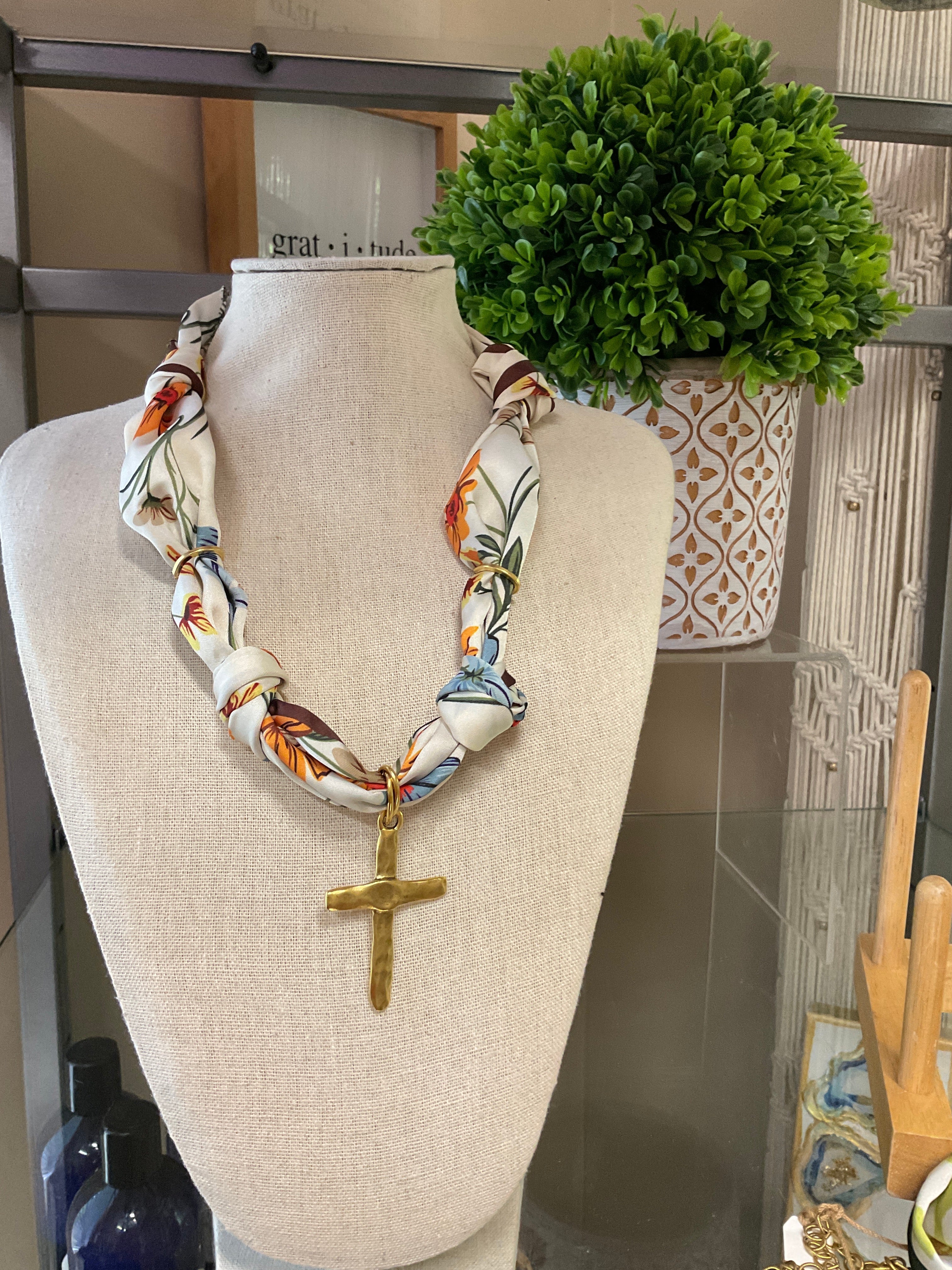 The Audrey Scarf Necklace