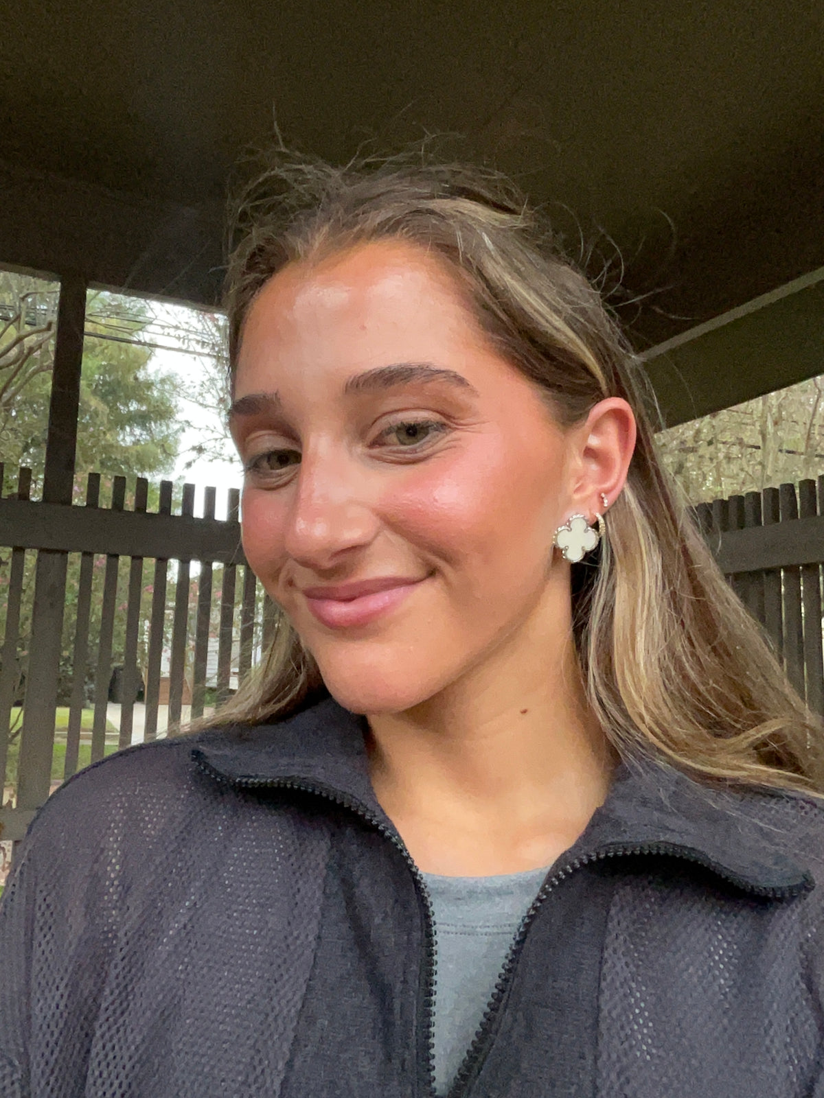 Mother of Pearl Stud Earrings