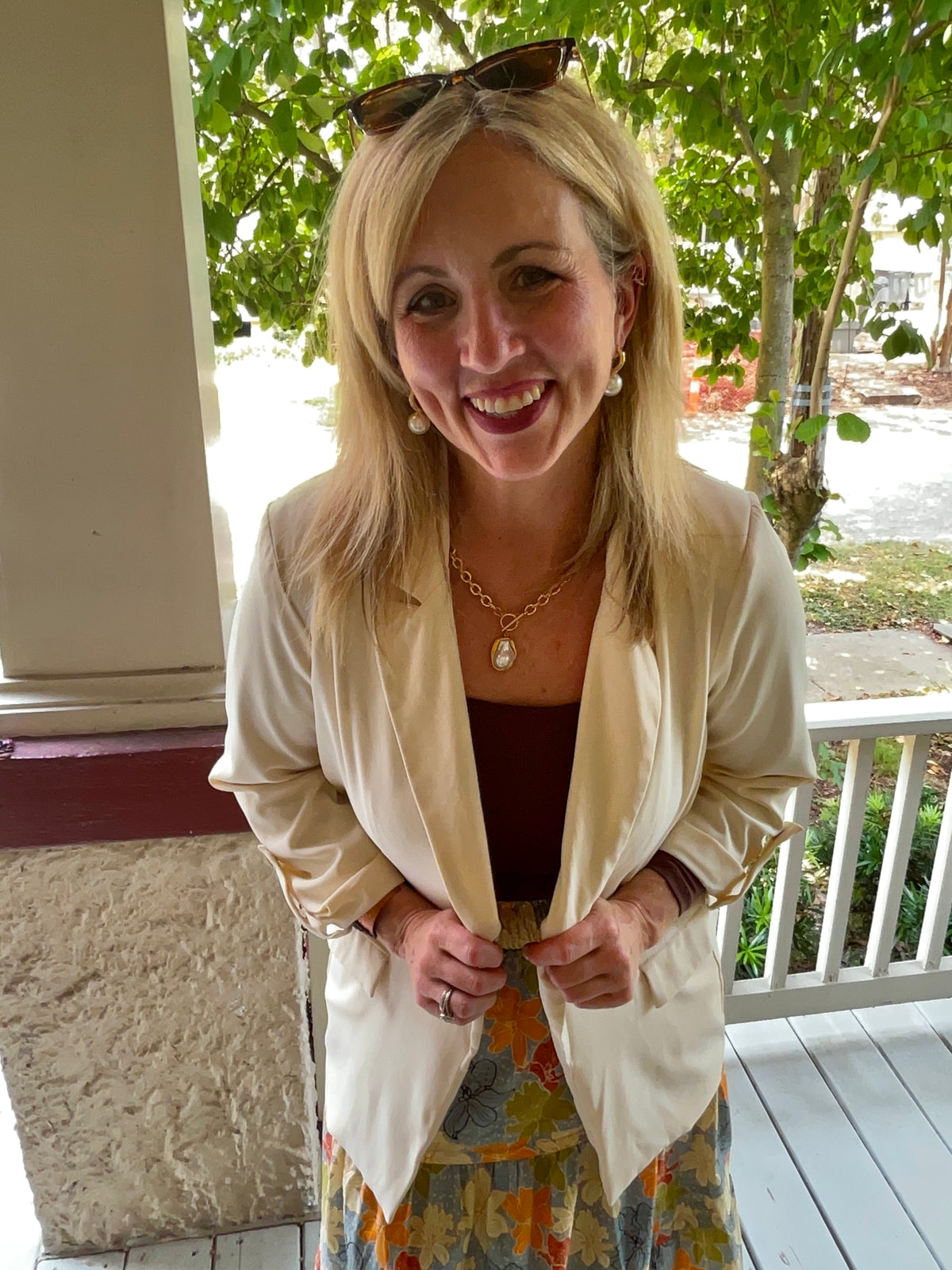 Oyster Pearl Drop Necklace