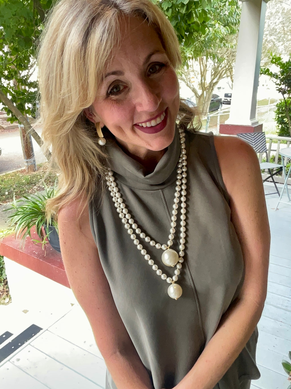 The Hayley Drop Pearl Earring
