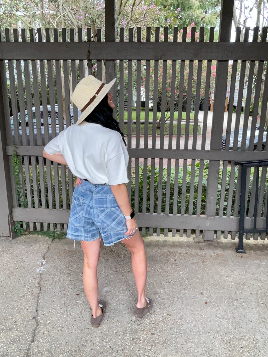 Knitted Belt Strap Fedora Hat
