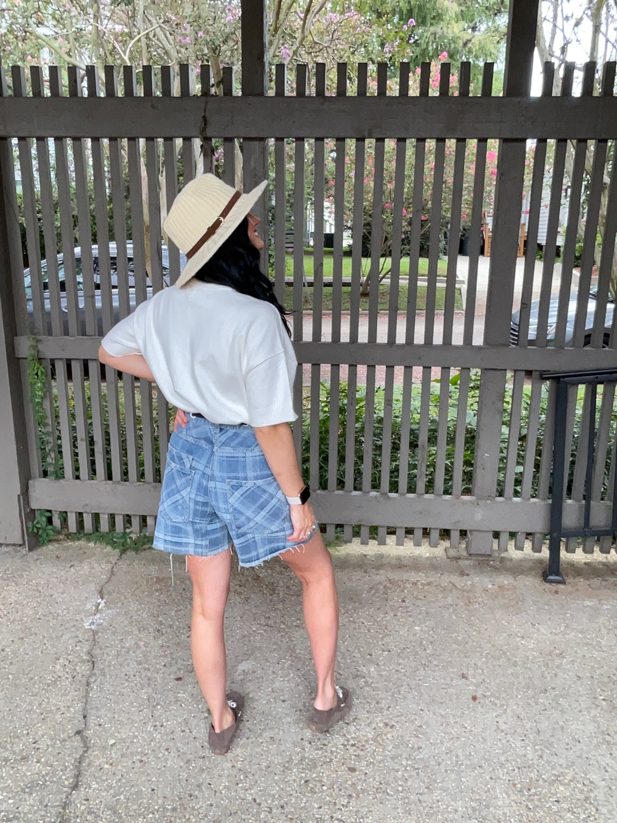 Knitted Belt Strap Fedora Hat