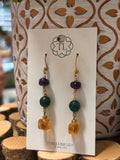 Gemstone drop Earrings