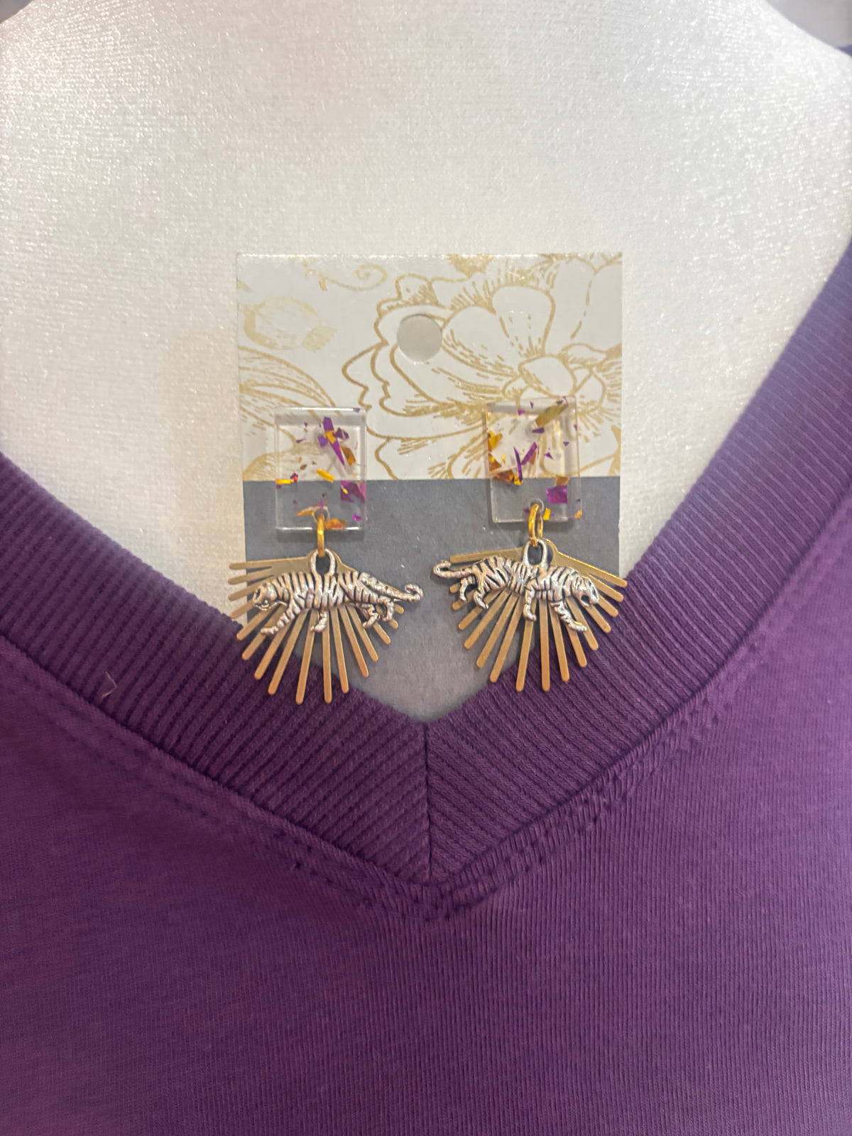 Tiger Ray Earrings