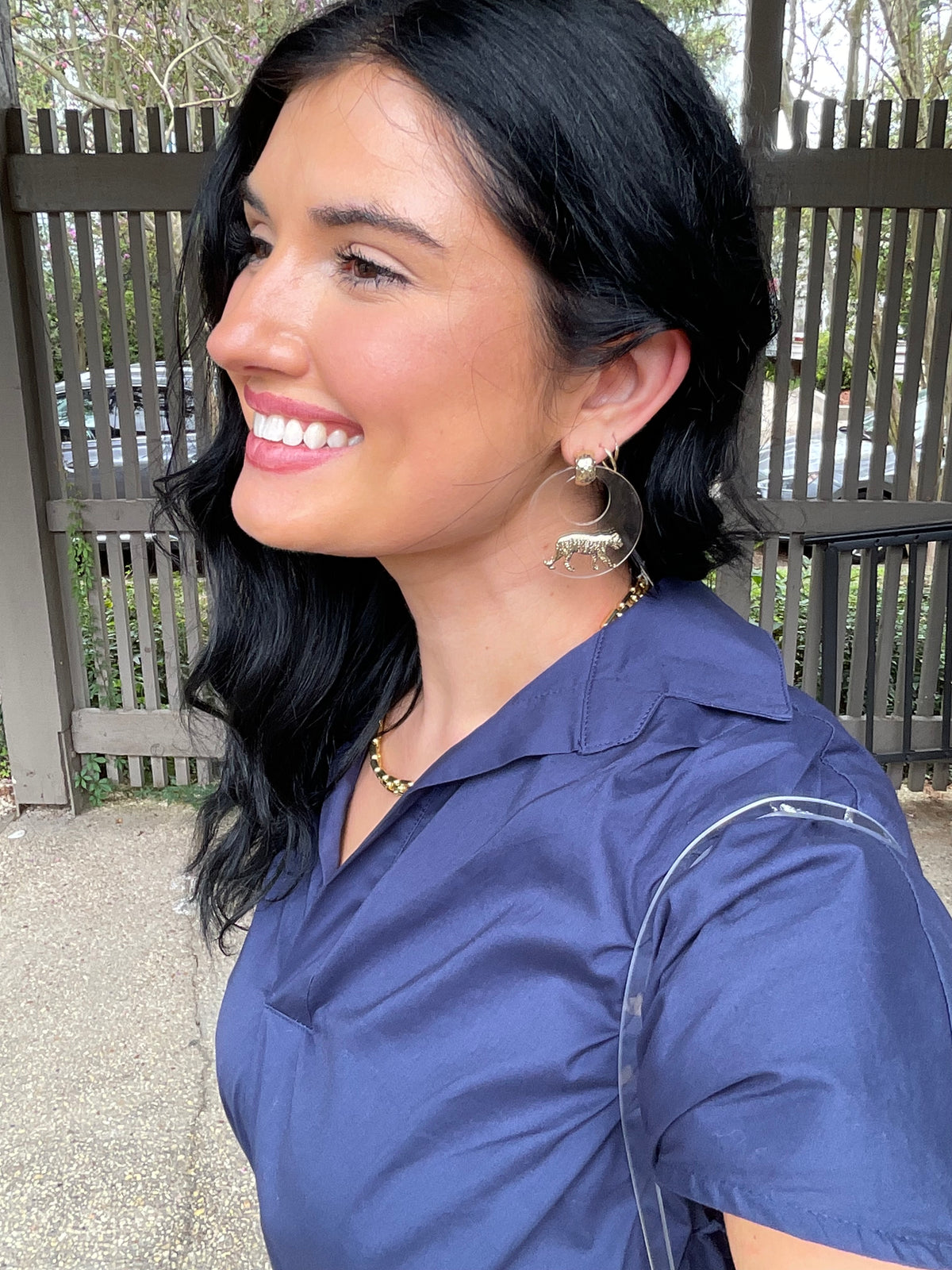 Mike The Tiger Earrings