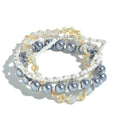 Grey Pearl Bracelet Stack