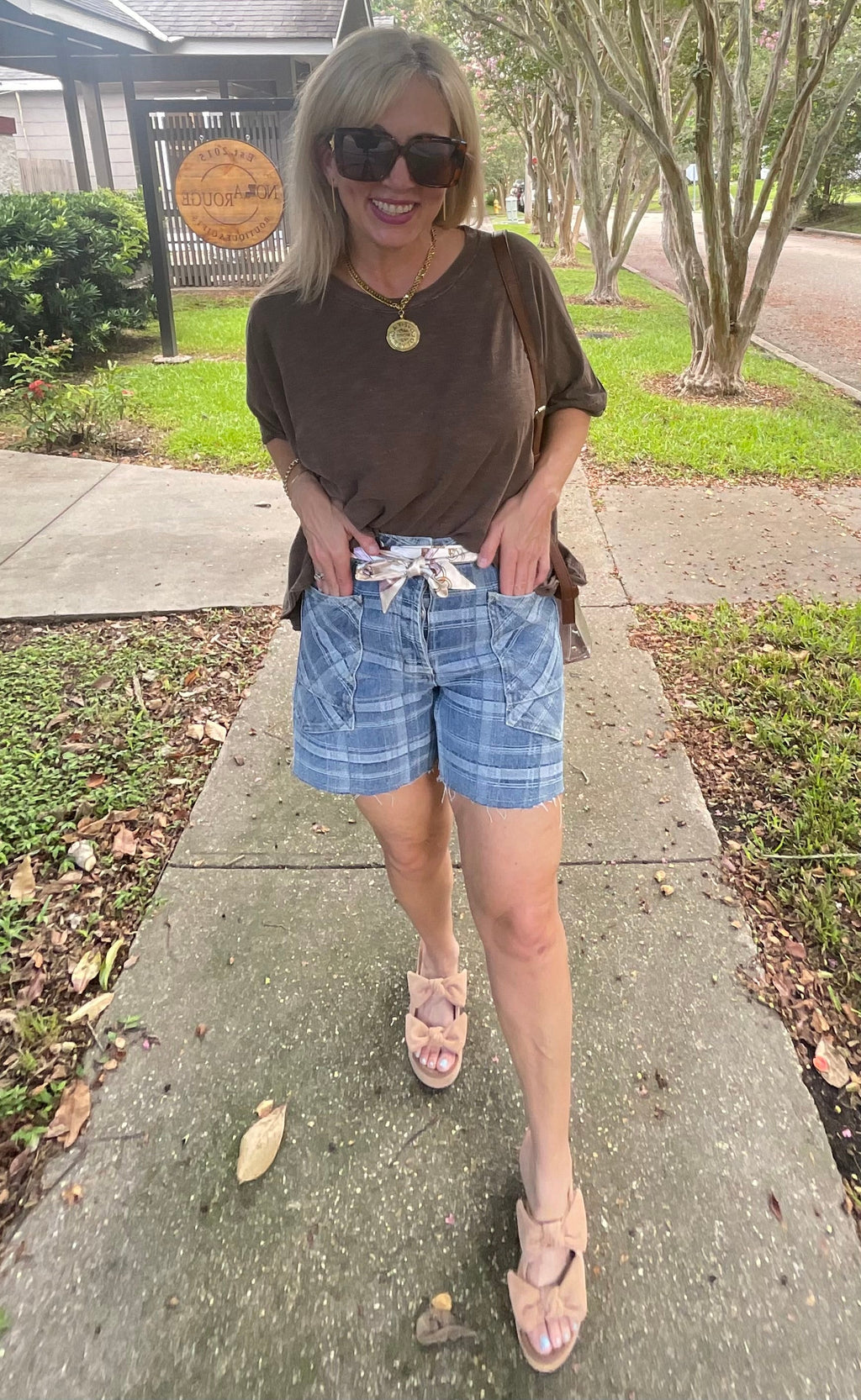 Plaid to Meet Ya Bermuda Short