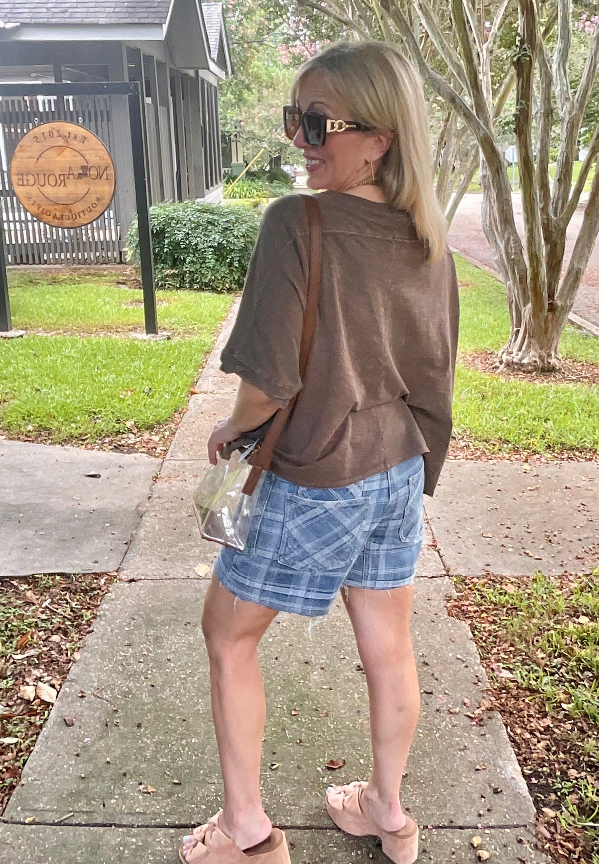 Plaid to Meet Ya Bermuda Short