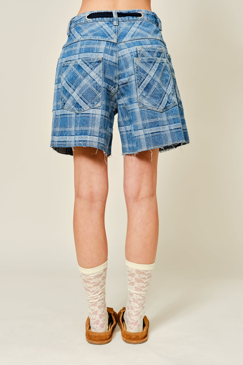 Plaid to Meet Ya Bermuda Short