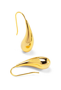 Sculpted Drop Threader Earring