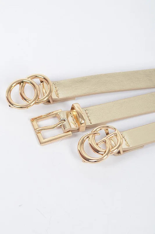 Assorted Gold Belts