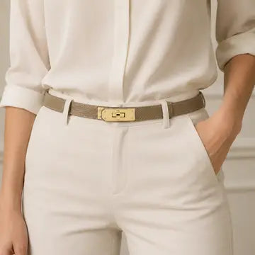 Genuine Leather Adjustable Belt
