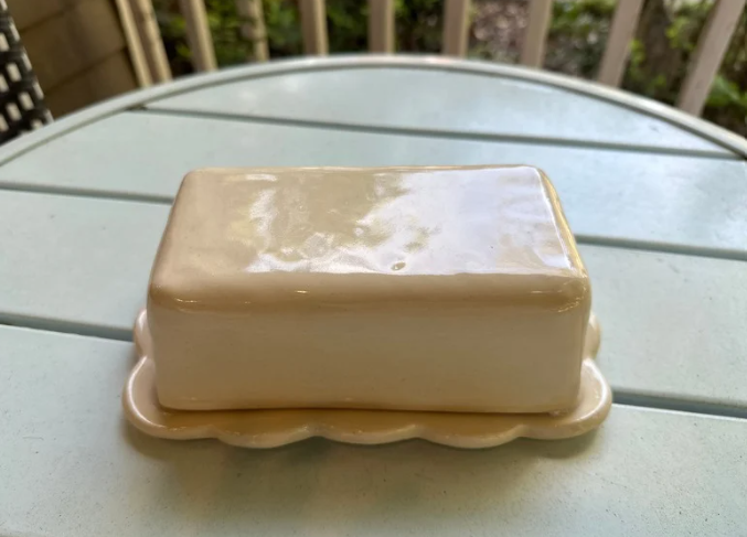 Handmade Stoneware Butter Dish