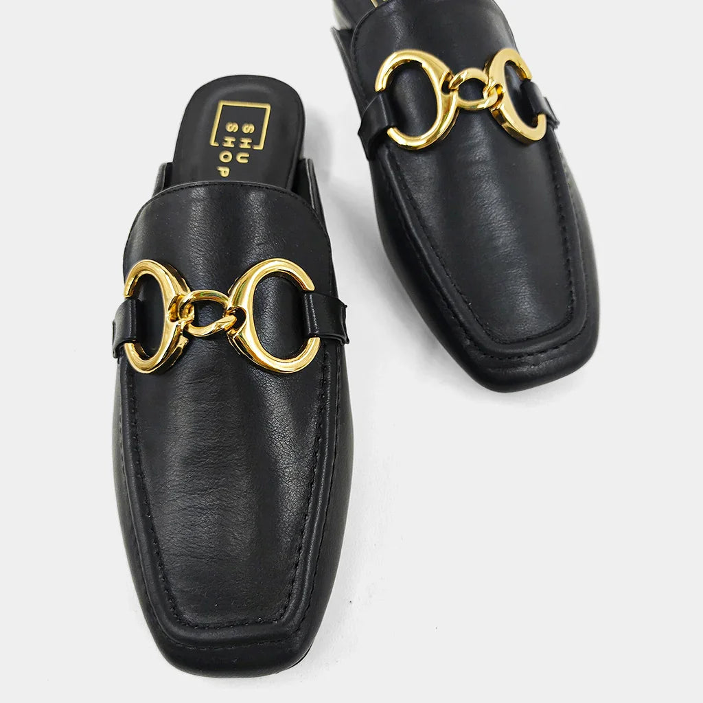 Preppy Posh Mule
