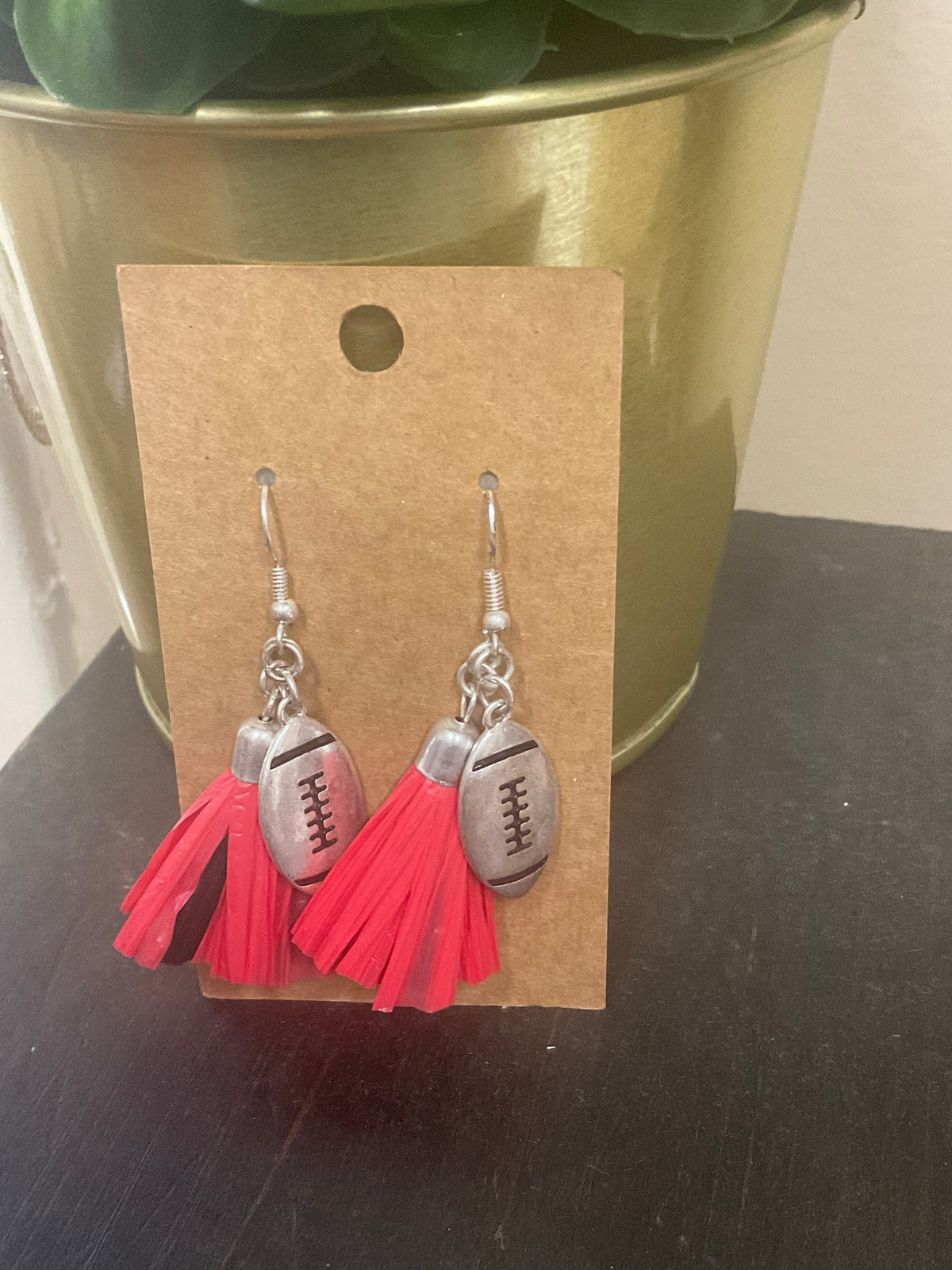 Tis the Season Football Earrings