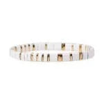 Glass Tile Bracelet Stack